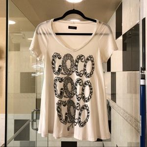 Lauren Moshi COCO Flowy Graphic Tee S